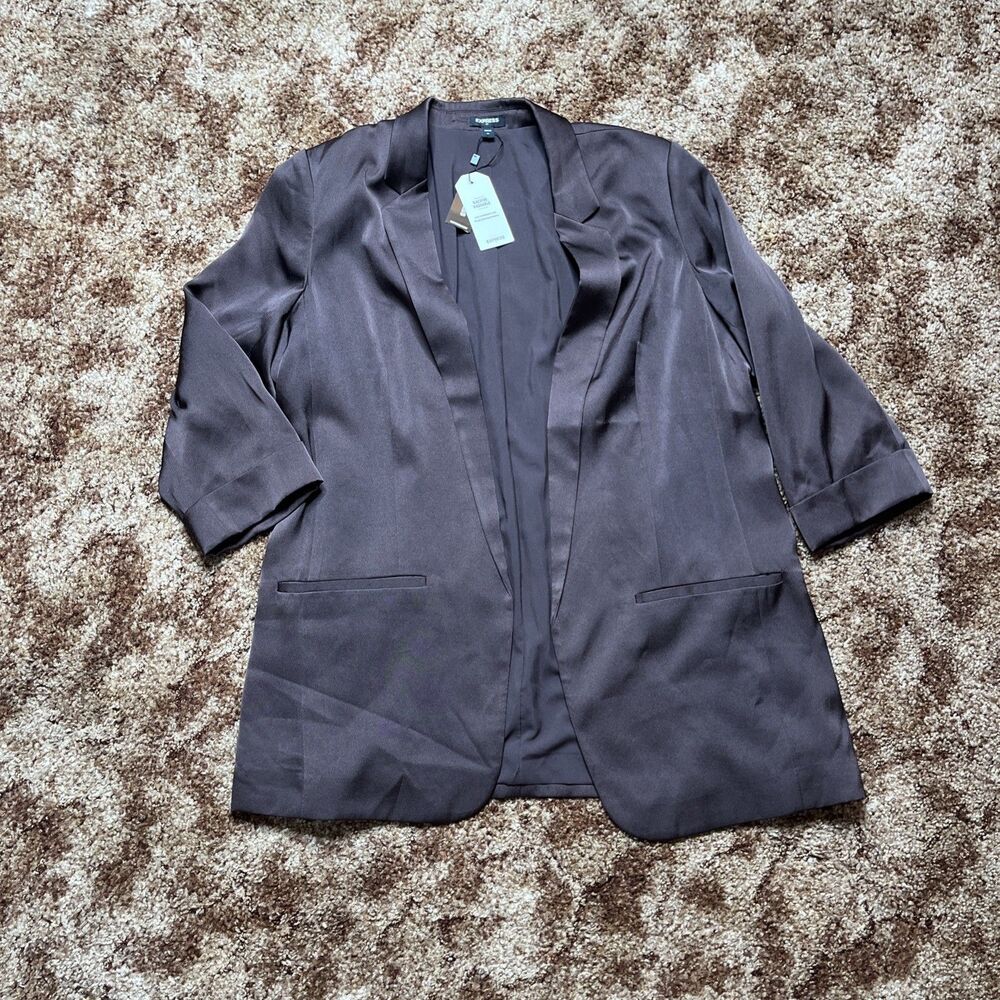 Express Blazer XL Brown Suit Jacket